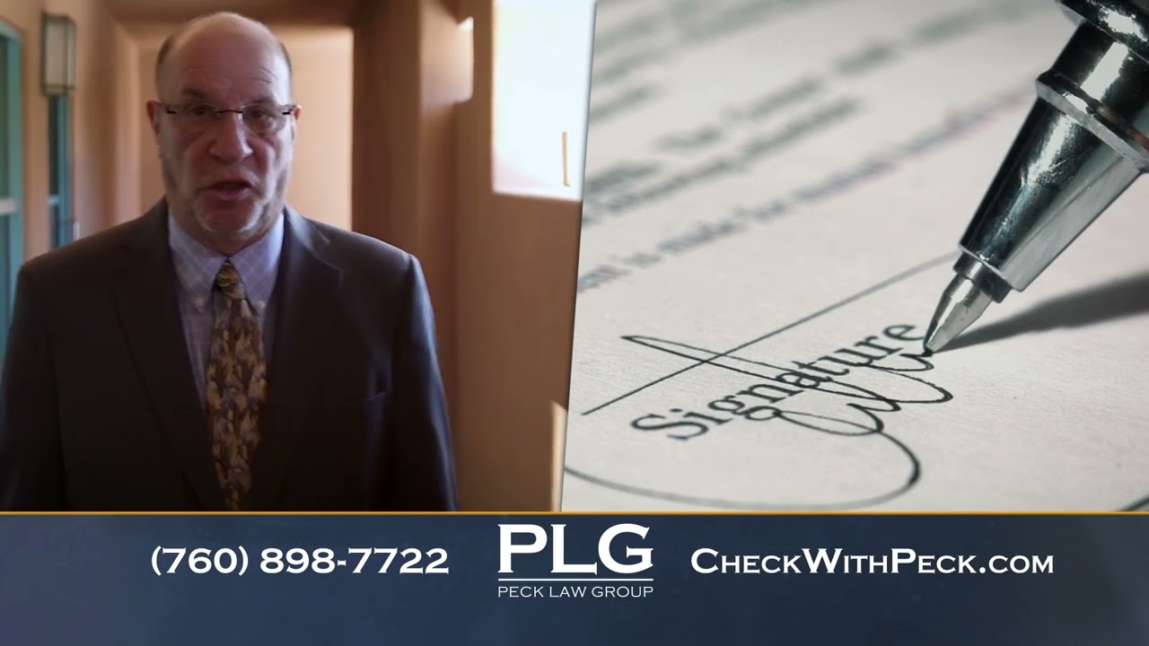 Check with Peck on Elder Law